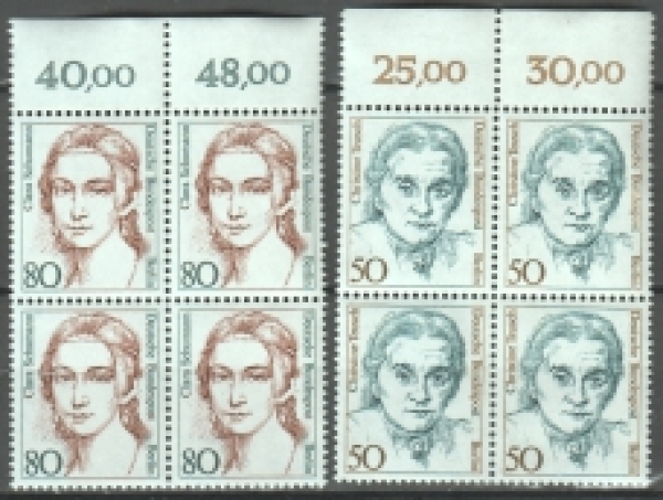 Západní Berlín 0770 / 771 čtyřblok ** - 1986